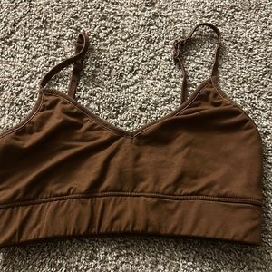 brown bralette from fashion nova in a size small
